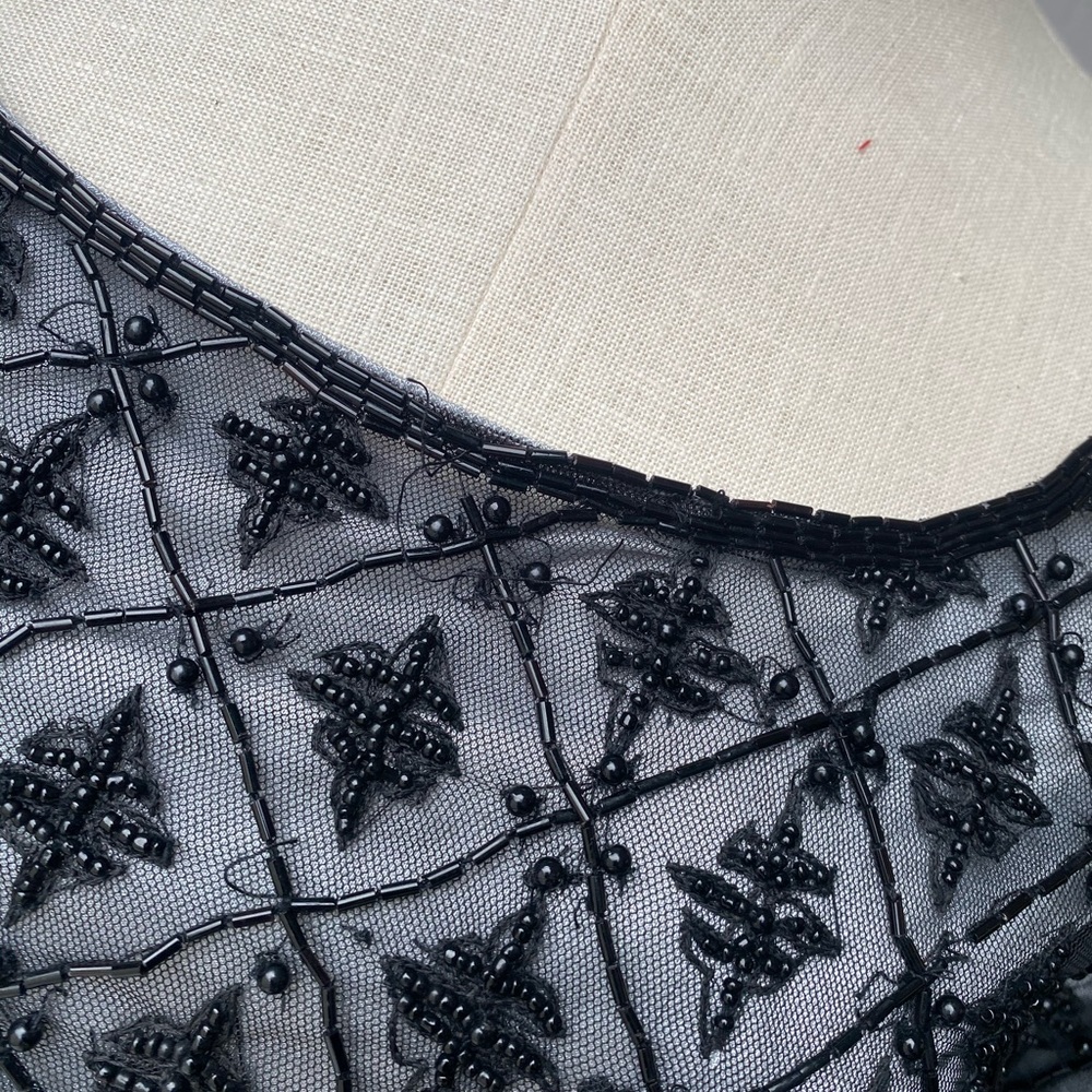 Laurence Kazar Beaded Blouse Pl View 4